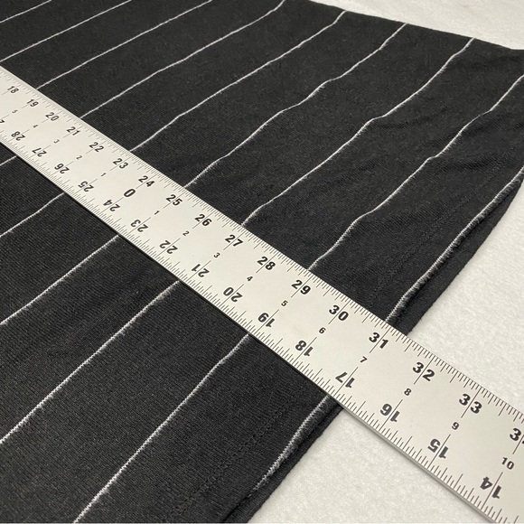 SO Perfectly Soft Black & White Henley Sweater Knee Length Dress Size M #1359 - Picture 9 of 9